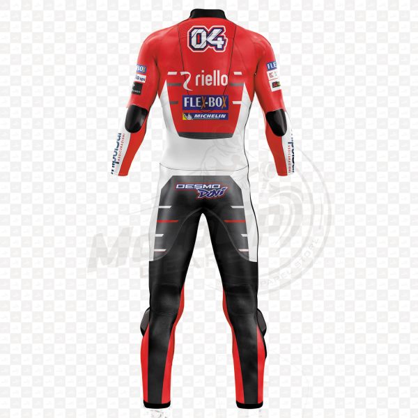Ducati Andrea Dovizioso 2018 Racing Black One or Two Piece Motorcycle Suit – view 2