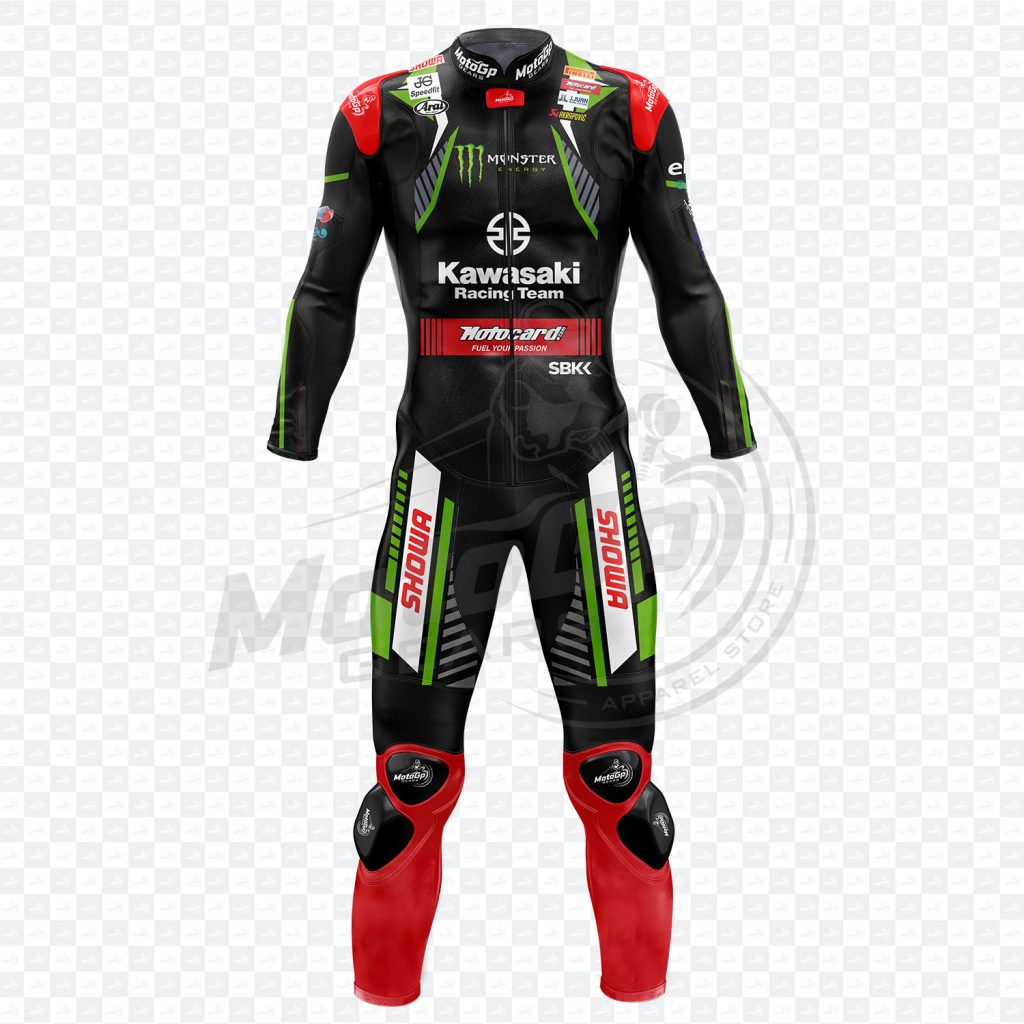 Kawasaki Leon Haslam 2019 Cowhide Leather One or Two Piece Motorcycle Suit