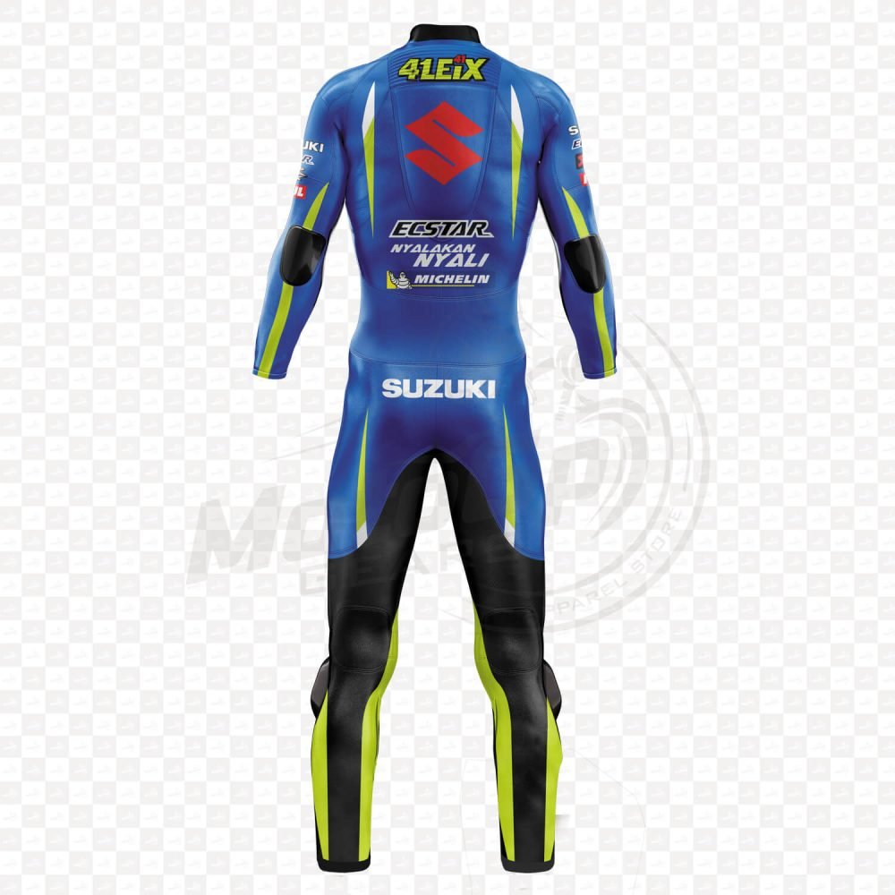 Suzuki Aleix Espargaro 2016 Gsxr Genuine leather Biker Suit MotoGP Suit MotoGP Gears