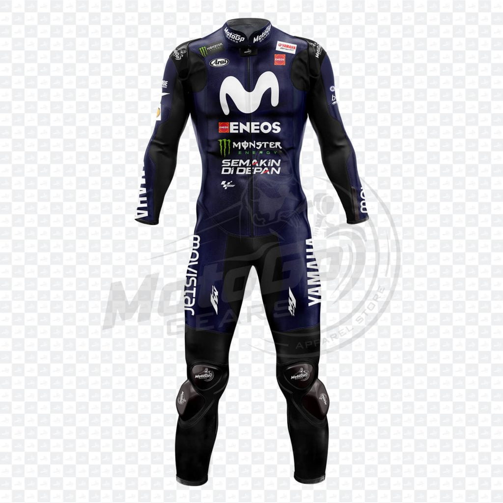Yamaha Maverick Vinales Genuine leather Motorcycle Suit