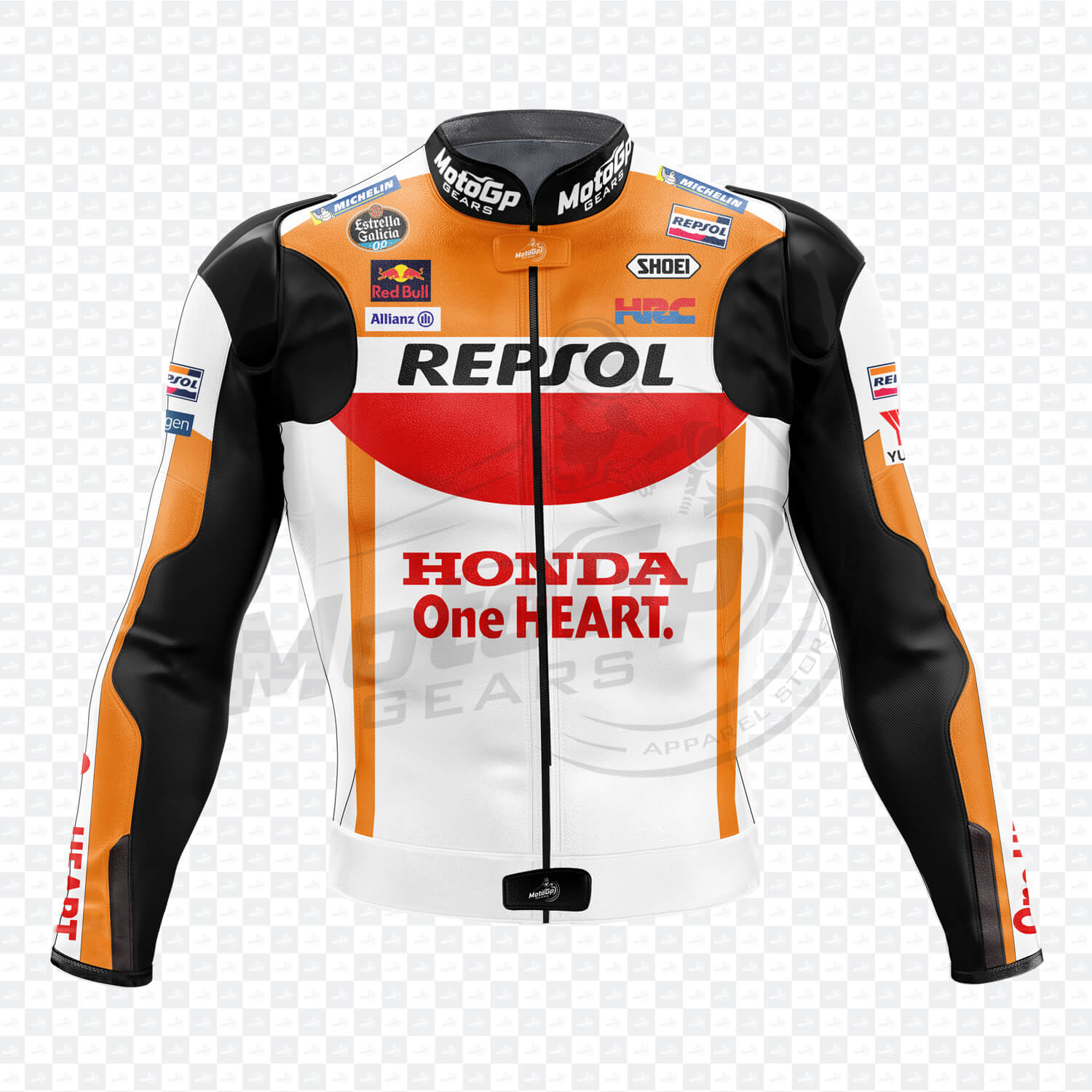 Sweat à Capuche Homme Marc Marquez Repsol Honda - Logo Et Numéro 93 - Coupe Zippée - 80% Coton 20% Polyester