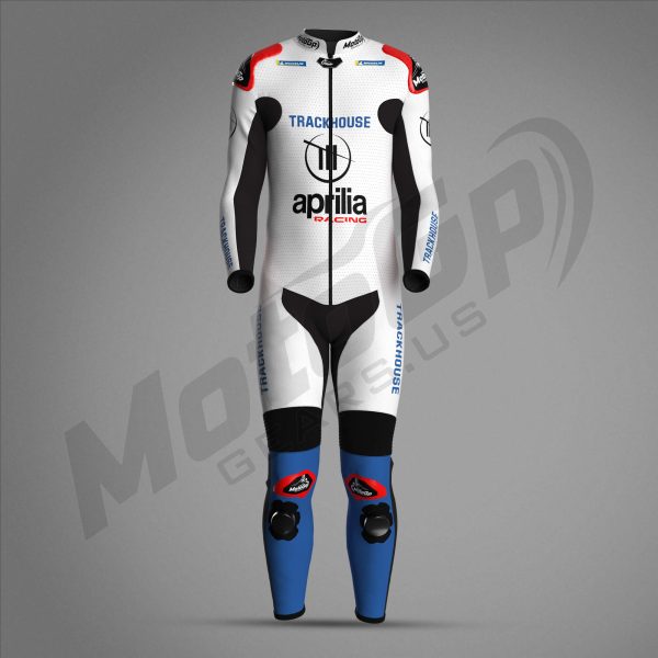 Raul Fernandez 2024 Trackhouse Aprilia Race Suit – view 2