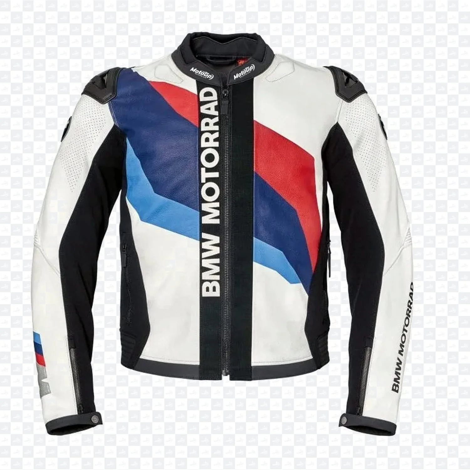  Motorrad Downforce ジャケット 48 BMW Leather Motorcycle Jacket | White Racing | MOTOGP GEARS