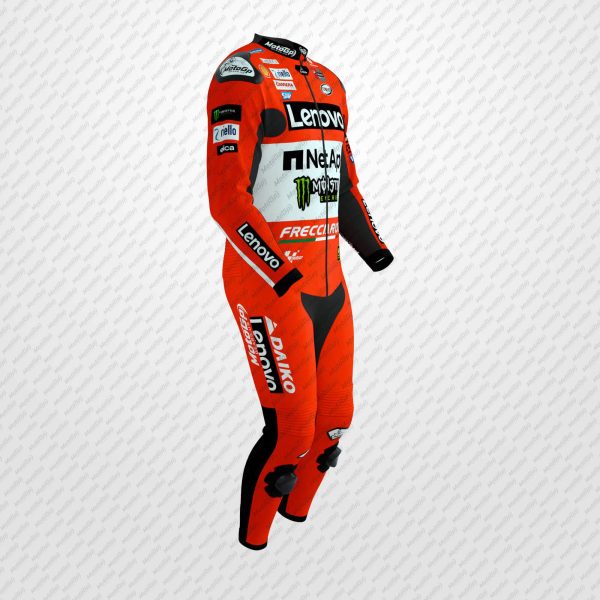 Francesco Bagnaia Ducati Lenovo Racing Leather Suit – view 2
