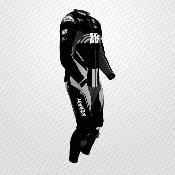 Miguel Oliveira Track Motorcycle Racing Black Leather Suit – view 2