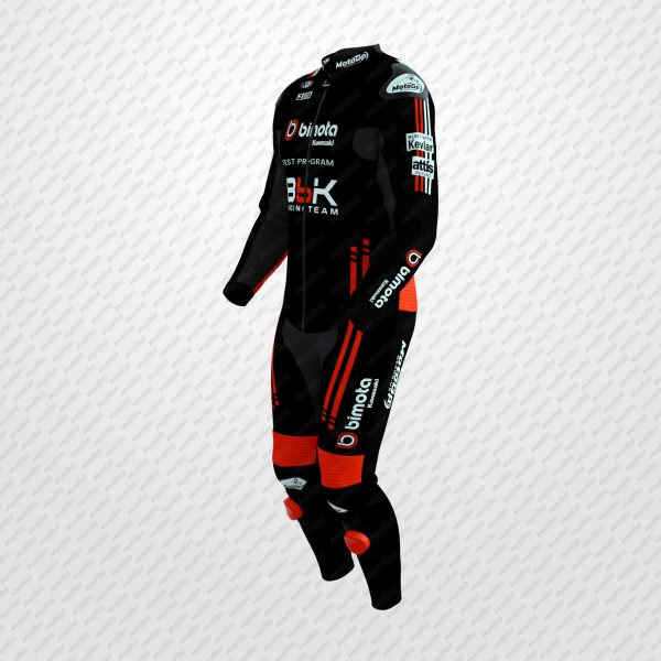 Alex Lowes Kawasaki Bimota Team Motorcycle Pro Suit – view 2