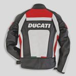 Handmade Ducati Corse Leather Motorcycle Jacket – view 2