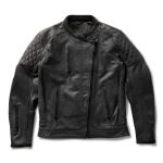 Chrome-Tanned Black Cowhide Leather Motorcycle Racing Jacket – CE Level-2 Armor – Sport Fit