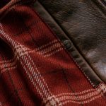 Bison Leather Motorcycle Racing Jacket – Full-Grain CE Armor – Wool Plaid Liner – view 3