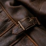 Bison Leather Motorcycle Racing Jacket – Full-Grain CE Armor – Wool Plaid Liner – view 4